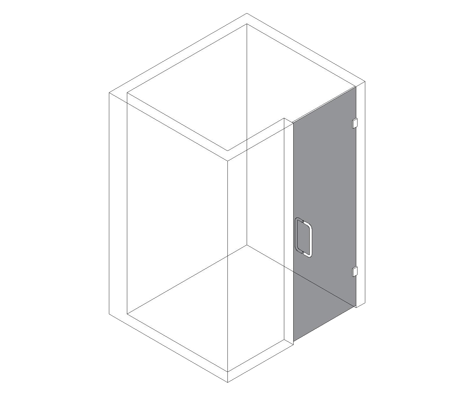 Single Shower Door - Luxe Glass | Newton Upper Falls, MA Single Shower Door